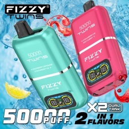 MIX JAGODOWY/BRZOSKWINIA ICE mixed berry/peach ice FIZZY TWINS 50000