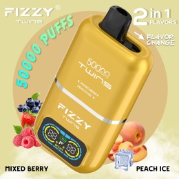 MIX JAGODOWY/BRZOSKWINIA ICE mixed berry/peach ice FIZZY TWINS 50000