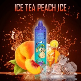 HERBATA BRZOSKWINIOWA ice tea peach ice RANDMTORNADO 15000 PUFFS