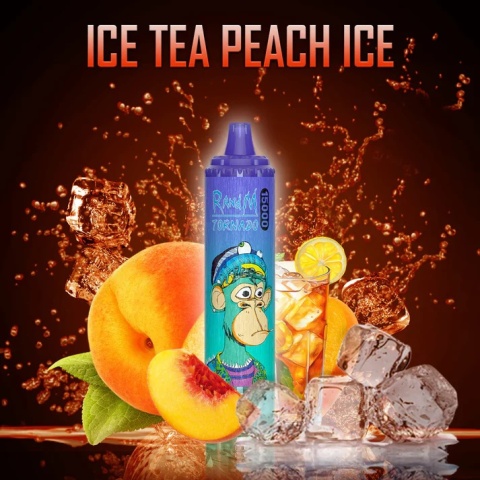 HERBATA BRZOSKWINIOWA ice tea peach ice RANDMTORNADO 15000 PUFFS HERBATA BRZOSKWINIOWA ice tea peach ice RANDMTORNADO 15000 PUFFS