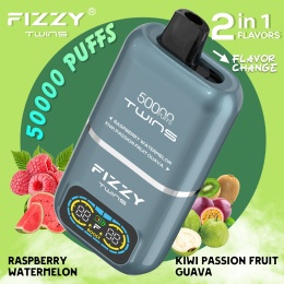 MALINA ARBUZ/KIWI GUAVA raspberry/kiwi passion fruit guava FIZZY TWINS 50000
