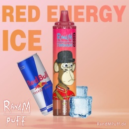 REDBULL ICE red energy ice RANDMTORNADO 15000 PUFFS