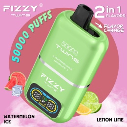 ARBUZ ICE/LIMONKA watrmelon ice/lemon lime FIZZY TWINS 50000