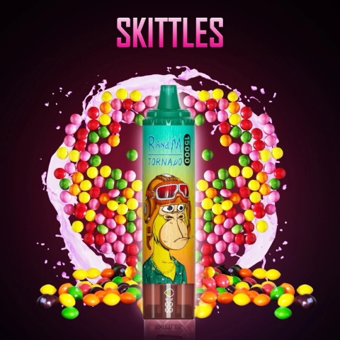 SKITTELSY skittles RANDMTORNADO 15000 PUFFS SKITTELSY skittles RANDMTORNADO 15000 PUFFS