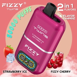 TRUSKAWKA ICE/GAZOWANA WISNIA strawberry ice/fizzy cherry FIZZY TWINS 50000