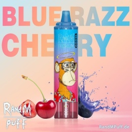 WIŚNIA blue razz cherry RANDMTORNADO 15000 PUFFS